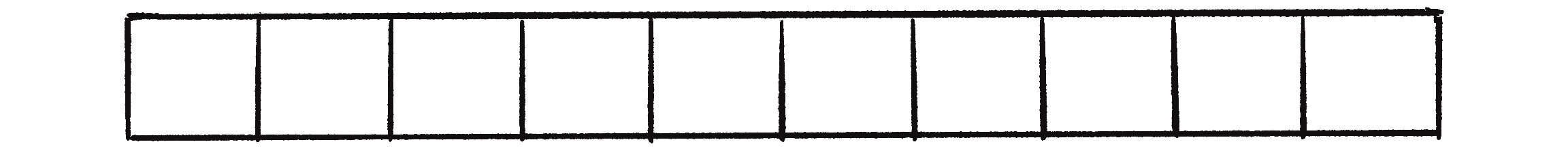 Figure 7.2: A 1D line of cells